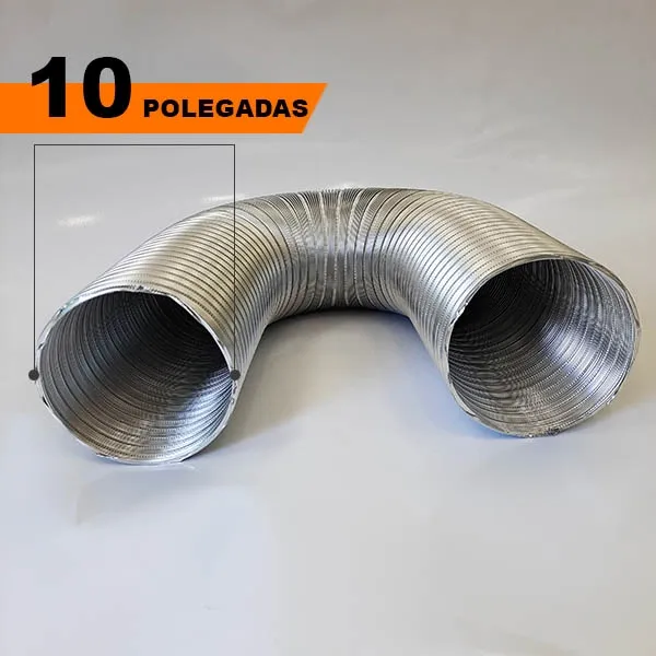 Duto Semi-Flexível 10 Polegadas 254mm
